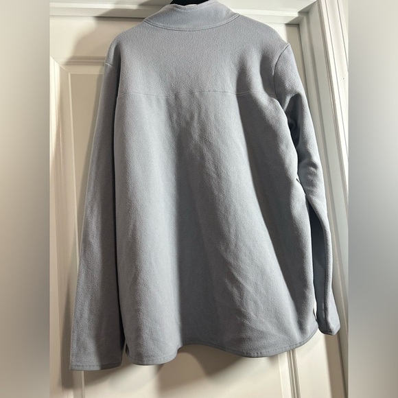 The North Face Gray Zip Up Sweater with Classic Design - Picture 2 of 2